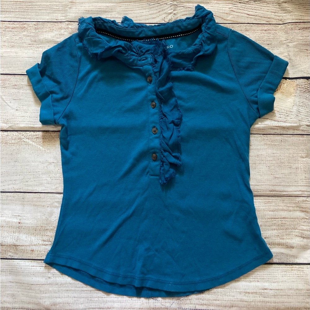 PILCRO rufffle tee